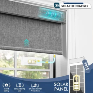 Blackout Motorized Blinds with Remote