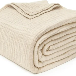 100% Cotton Muslin Throw Blanket