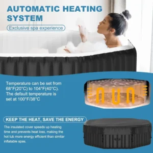 Durable Portable Inflatable Hot Tub
