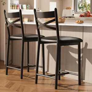 26in Counter Height Bar Stools Set Of 2