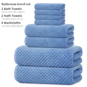 8-Piece Towel Set, 2 Bath, 2 Hand, 4 Face Towels