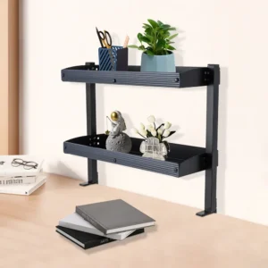Desktop or Under-Desk Shelf