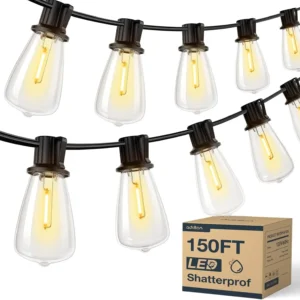 Waterproof  150FT LED Patio Lights